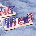 thumbnail image 3 of CSCHome Independence Day Decoration 4th of July Wooden Table Centerpiece Independence Day Wood Letter Sign Home Table Decoration, 3 of 10