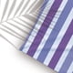 thumbnail image 4 of Toalla de Baño Diseño de Rayas Moradas Lineas Bicolores Ligera Y Suave, 4 of 5