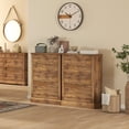 thumbnail image 6 of HOMCOM Farmhouse Dresser for Bedroom with 5 Drawers, 31" Wide Chest of Drawers, Brown, 6 of 9