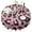 Pink And Black, variant on Leopard Pattern Round Tablecloth 60"x60",Wrinkle Wipeable Table Cloth for Kitchen Dining Room Picnic Patio Party