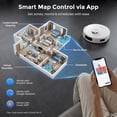 thumbnail image 4 of GOOVI Robot Vacuum and Mop Combo with Bagless Self Emptying Station, 18000Pa Suction LiDAR Navigation Robotic Cleaner, Perfet for Pet Hair, Carpet & Hard Floor, 4 of 8