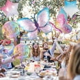 thumbnail image 6 of BCD-PRO Party Balloons Decoration Set 6th Birthday Girl Butterfly Pink Foil 7 Piece, 6 of 8