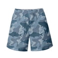 thumbnail image 4 of Binienty Men's Board Shorts Swim Trunks With Fish Camo Design - Quick Dry for Beach Swimming and Summer Vacation, 4 of 7
