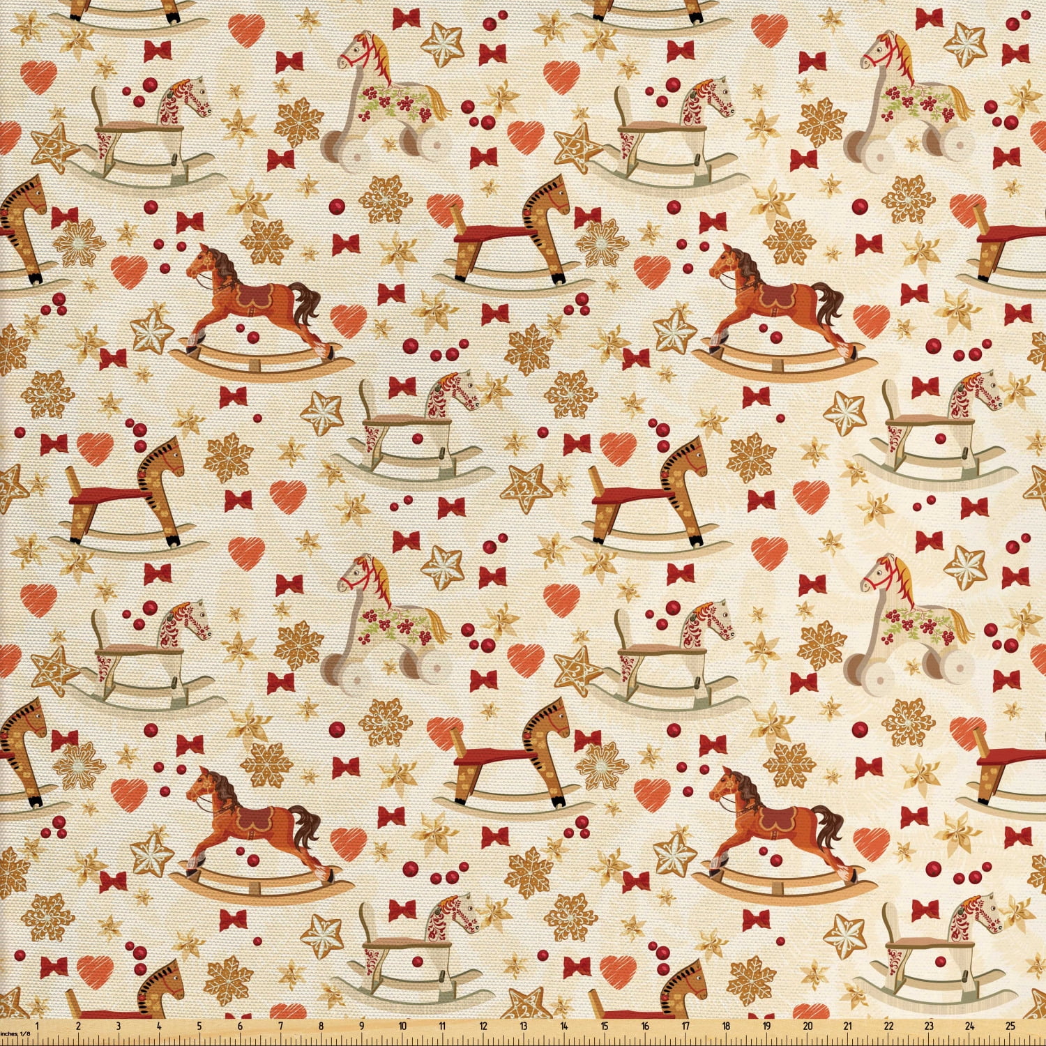 fabric rocking horse