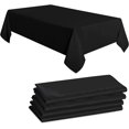 thumbnail image 1 of Manteles de plástico desechables para fiestas, paquete de 12, cumpleaños, picnic, camping, barbacoa, mantel para mesa rectangular, 54 x 108 pulgadas JAMW Sencillez, 1 of 5