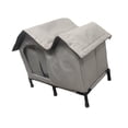 thumbnail image 1 of Casa para gatos al aire libre, elevada, aislada, impermeable, resistente al viento, refugio para gatos L, 1 of 9