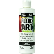 Deco Art DFA-01 White Fluid Art Ready To Pour Acrylic Paint