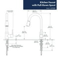 thumbnail image 5 of Belanger LOF78CBN Single Handle Pull-Down Kitchen Faucet, Brushed Nickel, 5 of 6