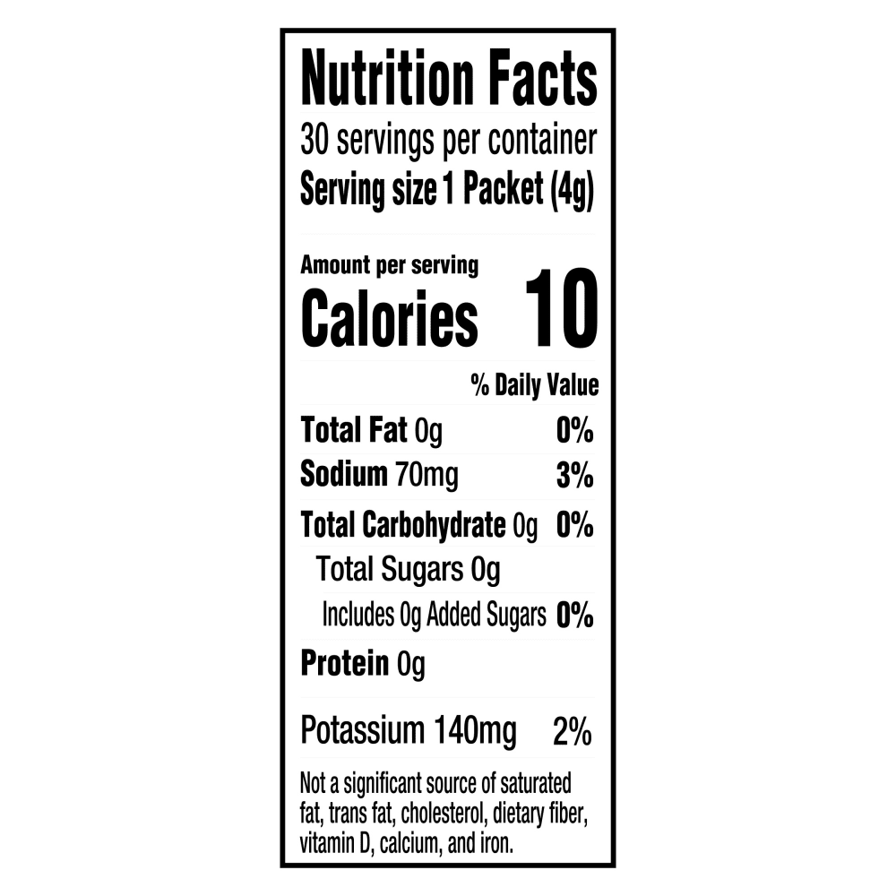 Crystal Light Zero Sugar Lemonade Drink Mix Packets 30 ct - 3 Pack