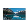 thumbnail image 1 of Lake Louise Dawn Reflection by Pierre Leclerc, 24x47-Inch Canvas Wall Art, 1 of 3