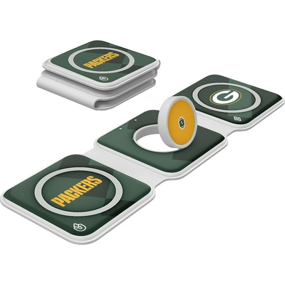 Keyscaper Green Bay Packers 3-in-1 Foldable Charger