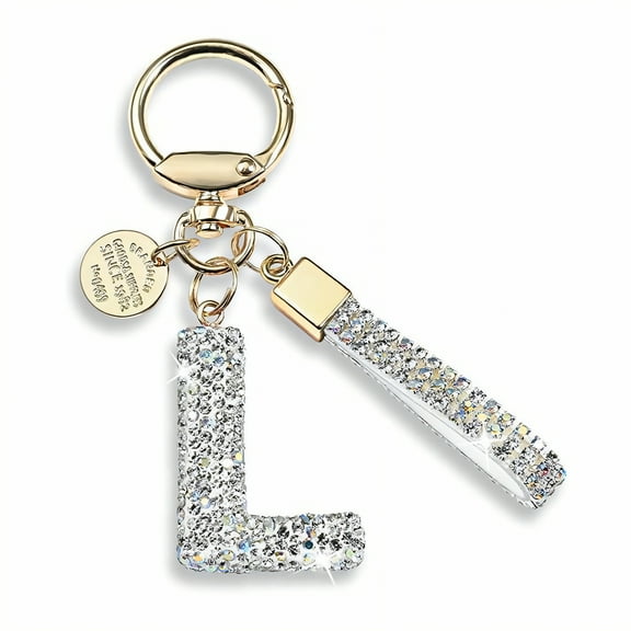 DESIGNICE Purse Charms,Character Craft Bag Charms for Handbags,Jewel Embed Purse Charms,L