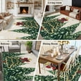 thumbnail image 5 of Rustic Christmas Area Rugs 5'x7', Washable Small Throw Rugs for Laundry Room Playroom, Snowflake Xmas Christmas Tree Indoor Outdoor Rug Non-Slip Low Pile Carpet Runner Reversible Floor Mats, 5 of 8