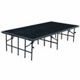 thumbnail image 2 of National Public Seating Portable Single Stages & Seated Carpet Stage Package, 2 of 4