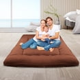 thumbnail image 2 of MOPHOTO Japanese Floor Mattress – 3.5 Inch Thick Roll-Up Futon Pad, Tatami Mat, Twin/Full/Queen Sizes 2 of 3