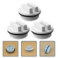 thumbnail image 4 of 3Pcs Pool Parts for Inground Pools Silver Round Plastic with Anti-freeze, 4 of 8
