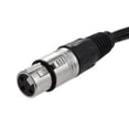 thumbnail image 4 of Cable de audio Macarena XLR a 2 conectores 1M negro RCA macho macho XLR hembra, 4 of 8