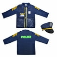 thumbnail image 5 of TOPTIE Police Costume for Kids, Role Play Dress-Up Set for 3 - 7 Years Old-Navy Blue-S, 5 of 7