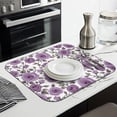 thumbnail image 4 of Microfibre Drying Mat for Kitchen Pioneer Dish Drying Drainer Mat Absorbent Colorful Floral Drying Mat Washing Up for Glass, Plate & Cup 16inch X 18inch, 4 of 7