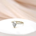 thumbnail image 2 of Auory Statement Moissanite Ring in Yellow Gold Plated for Wife, 2 of 10