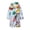 Blue Car, variant on LYMAYTER Hooded Bathrobe for Toddler Boys Cartoon Car Print Robe Soft Warm Bathrobe With Pockets 2-12Y