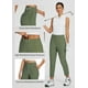 thumbnail image 4 of Pantalones BALEAF para mujer, de viaje, ligeros y elásticos, color verde militar, talla L, 4 of 7