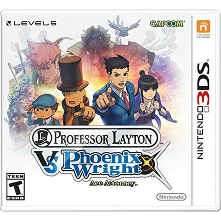 Professor Layton vs. Phoenix Wright: Ace Attorney, Nintendo, Nintendo 3DS, [Digital Download], (Best Professor Layton Game)