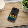 thumbnail image 5 of DistinctInk Clear Case for Apple iPhone 15 PRO (6.1" Screen) - Eat Drink Be Merry, 5 of 9