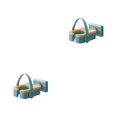 thumbnail image 2 of Bearachild Soporte para secador de pelo Estante de peinado Autoadhesivo Almacenamiento Estante colgante Hogar Dormitorio Organizador Decoración verde 2Conjunto, 2 of 6