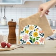 thumbnail image 2 of Yayeee Napkin Holder for Table Kitchen Paper Tissue Organization, Retro Yellow Floral, 2 of 8