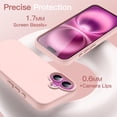 thumbnail image 5 of JETech Liquid Silicone Case for iPhone 16 6.1-Inch, Silky Soft Touch Full-Body Protective Phone Case, Anti-Scratch Shockproof Cover with Microfiber Lining (Pink), 5 of 6