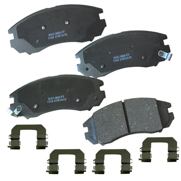 Disc Brake Pad Set Fits select: 2006-2008 HYUNDAI TIBURON GT/SE/GT LIMITED