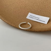 Zhuge 925 Sterling Silver Rings for Women, Adjustable Rings, Plated plated cupronickel, Style BC