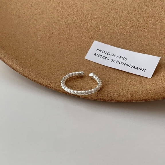 Zhuge 925 Sterling Silver Rings for Women, Adjustable Rings, Plated plated cupronickel, Style BC