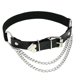 thumbnail image 1 of Sexy mujer elástico Pu cuero pierna anillo liguero Lencería cinturón Punk corazón remache muslo anillo Goth Harajuku arnés medias liguero Tan Jianjun unisex, 1 of 2