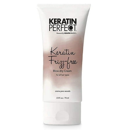Keratin Perfect Frizz-Free Blow Dry Cream, Hair Cream, 2.5 oz