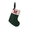 thumbnail image 1 of (2 Pack) Christmas Decorations Green Letter Valentine Ceramic Decorations Swinging Bear Car Hanging Ornament Knit Stocking with Embroidered Trim A Home Ornament Hooks Vintage Christmas Paper, 1 of 3