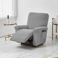 thumbnail image 3 of Ensemble de 4 Housses de Canapé, Extensibles, Relaxation Massage Inclinable, Spandex, en, 3 of 5