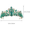 thumbnail image 2 of Bandeau Cristal Diamant Coiffe de Mariée Accessoires Cheveux Rose, 2 of 5
