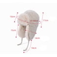thumbnail image 3 of Capuche Ski Coupe-Vent Peluche Capuche Ski Hiver Ajustable Femmes Hommes, 3 of 9