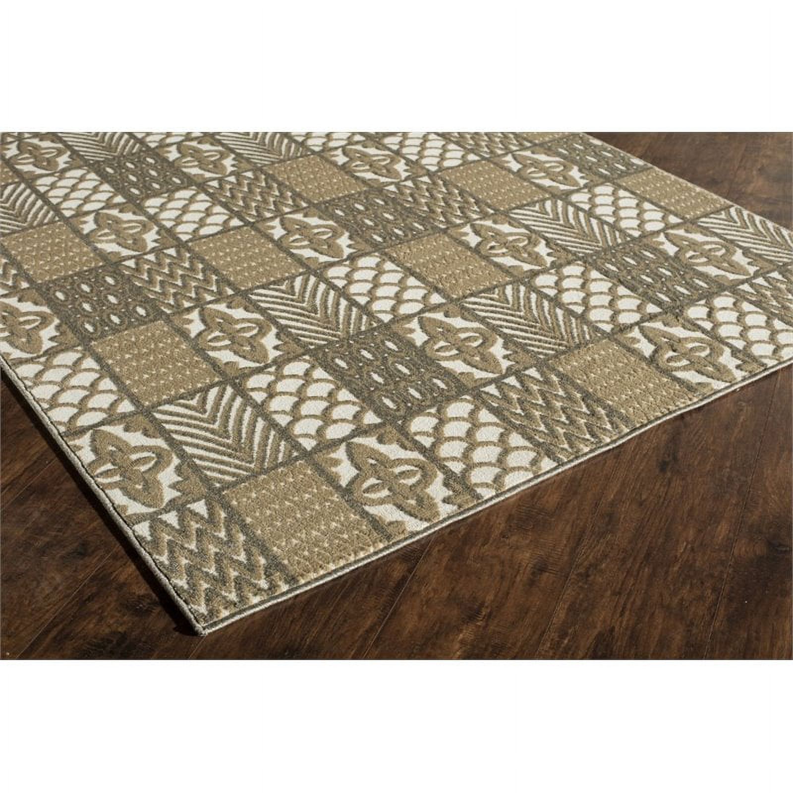 rugs america rv400c area rug, 2'7" x 4'11", tan