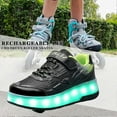 thumbnail image 2 of Patins à Roulettes Printemps Été Chaussures Légères et à la Mode pour Extérieur DGZD-36-Blanc Gris charge, 2 of 5