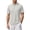 Mens Shirts Beige, variant on Quarter Zip Pullover Men Short Sleeve Stand Collar Athletic Sports Casual Outodoor Workout Shirt Fathers Gift