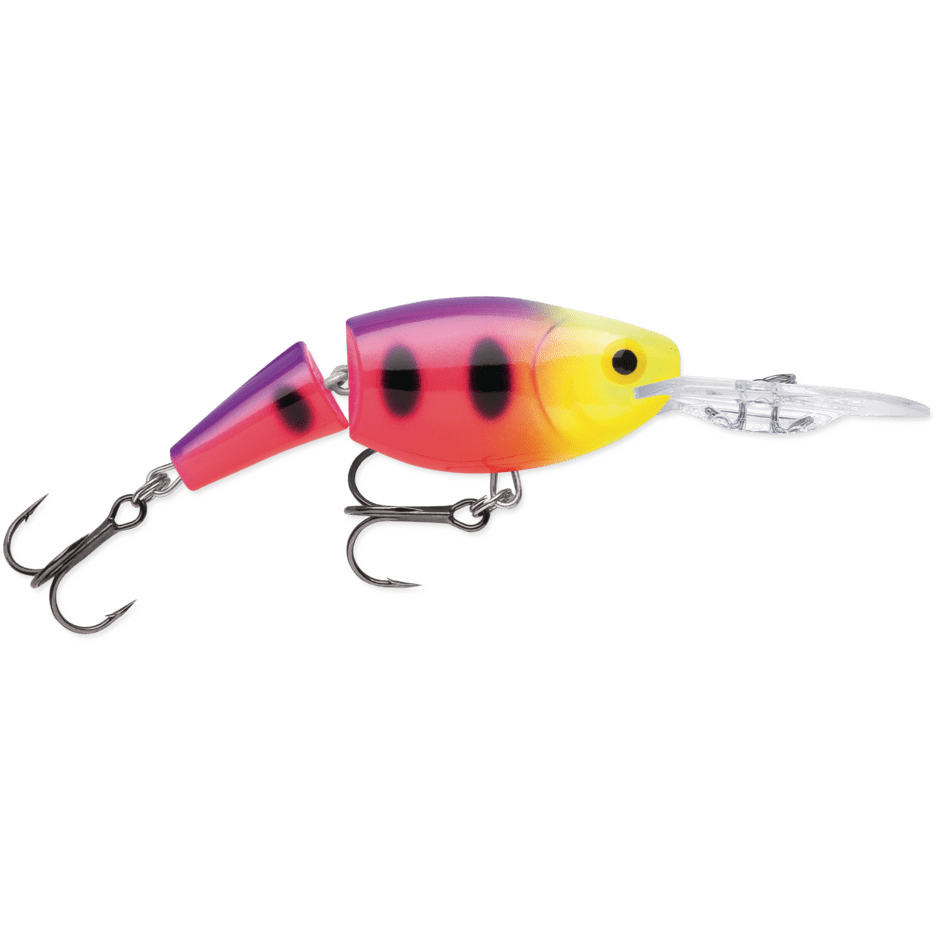 (2 pack) Rapala Jointed Shad Rap 04 Silver Shad Fishing Lure - 1.5 inch, 3/16 oz