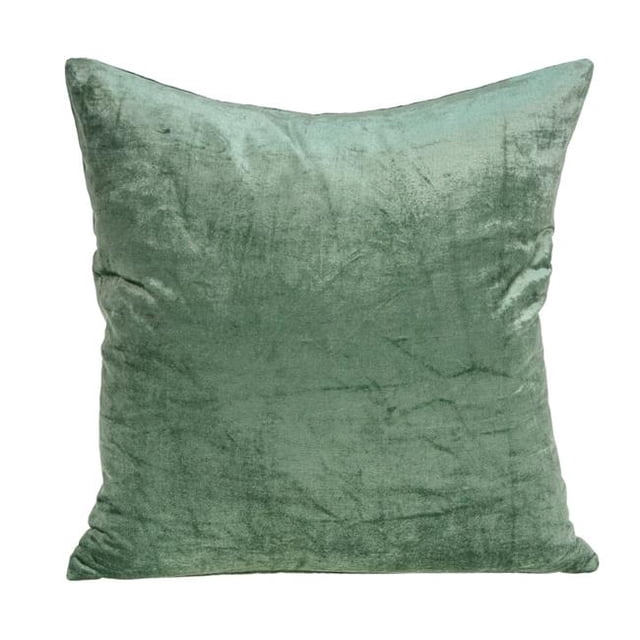 Parkland Collection PILE11184C Housse d'Oreiller de Transition Carrée Verte Charlotte - 18 x 18 x 0,5 Po.