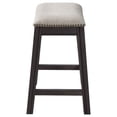 thumbnail image 4 of Coaster Elliston 5-piece Wood Counter Height Dining Set Dark Gray and Beige, 4 of 14