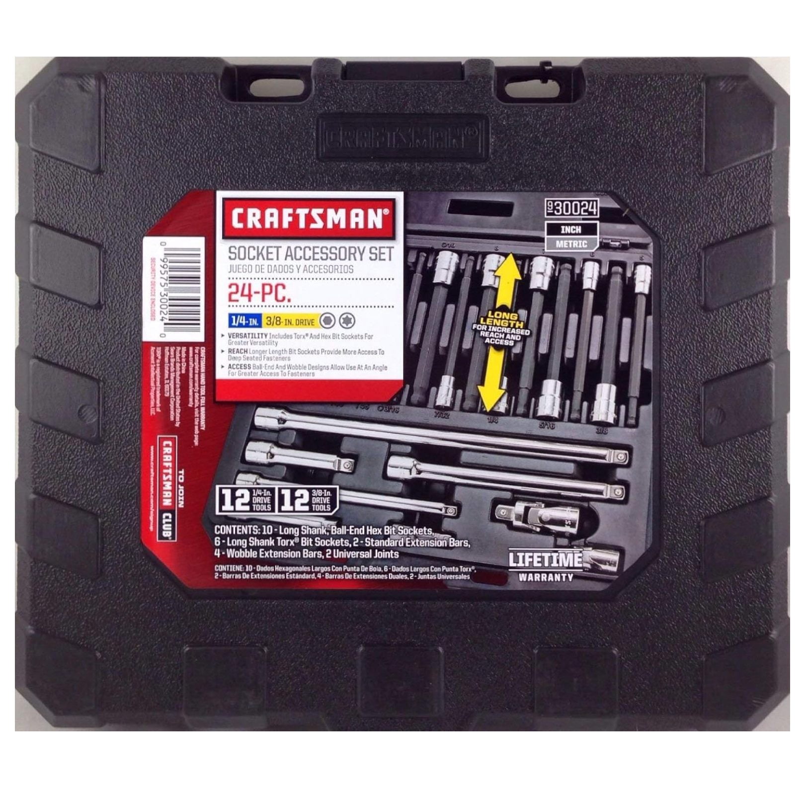 24 pc Reach and Access Socket Accessory Set