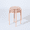 Pink Lemonade, variant on Homy Casa Folding Stackable Chair Set of 6, Metal Stools for Classroom, Kitchen Craft Room, Pink