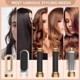 thumbnail image 6 of 5 in 1 Blow Dryer Brush, Upgrade Hair Dryer Brush Air Curler Air Curling Wrap Styler, Detachable Hot Air Brush Negative Ion Curling Brush Iron, Hair Styling Tools for Drying Curling Straightening, 6 of 9