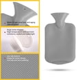 thumbnail image 4 of Hot Water Bottle 1L Hot Water Bag  with Waist Cover Wearable - Hot Compress  Pain Relief  Heat Therapy  Durable Hot Water Bag, 4 of 6